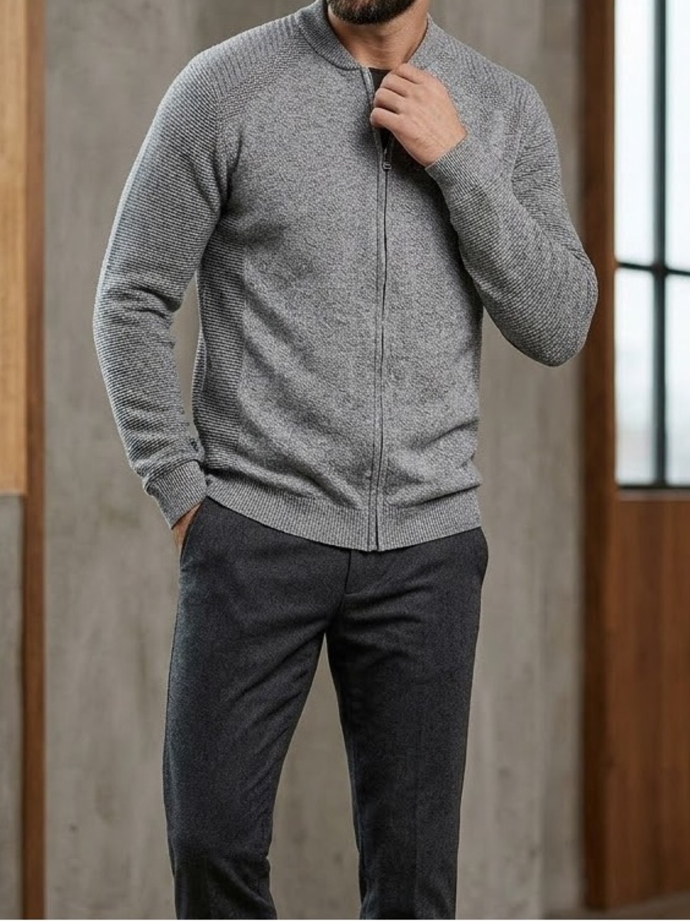 RW&CO. Full-Zip Sweater